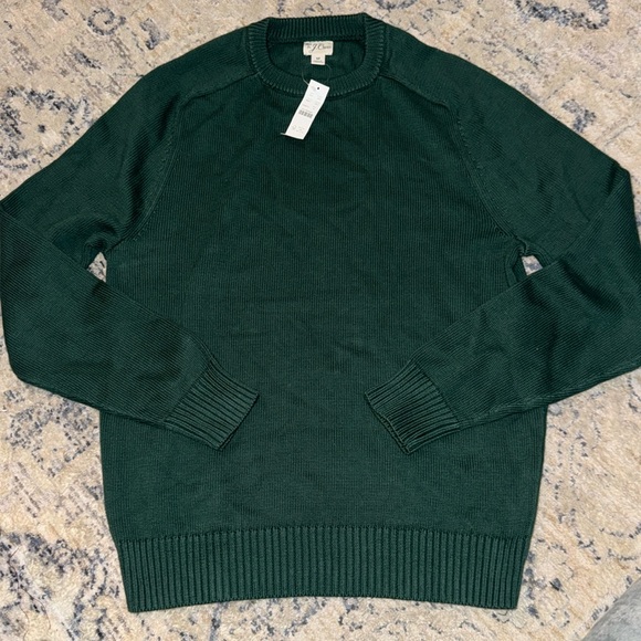 NEW J.crew Heritage cotton crewneck sweater - Picture 2 of 3